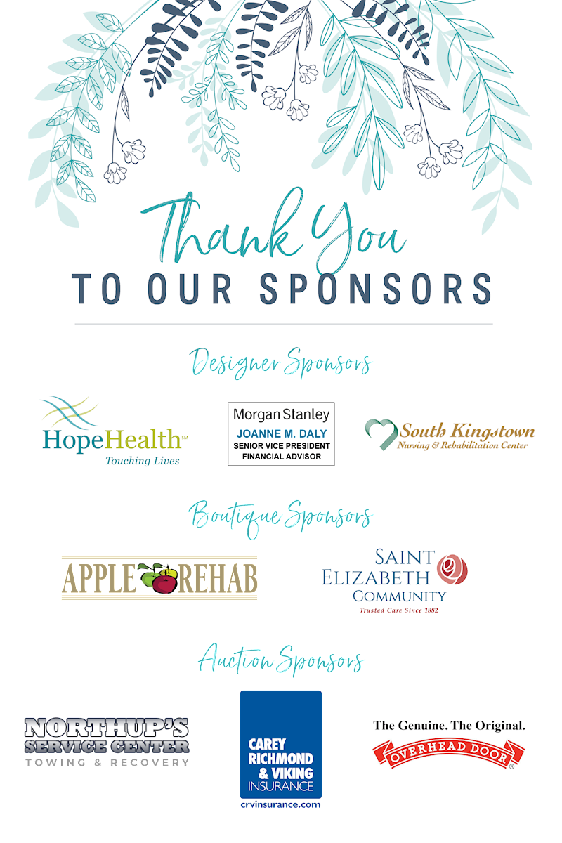 Sponsors of the 2024 South County Health Auxiliary Fashion Show