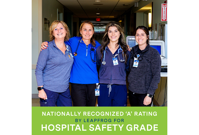 SCH receives 'A' Rating for Hospital Safety